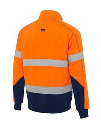 Bisley Taped Hi Vis Fleece Pullover With Sherpa BK6987T Metro Workwear.