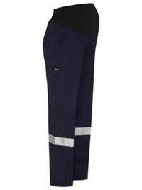 Bisley Women's 3m Taped Maternity Drill Work Pant BPLM6009T Metro Workwear.