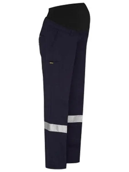 Bisley Women's 3m Taped Maternity Drill Work Pant BPLM6009T Metro Workwear.