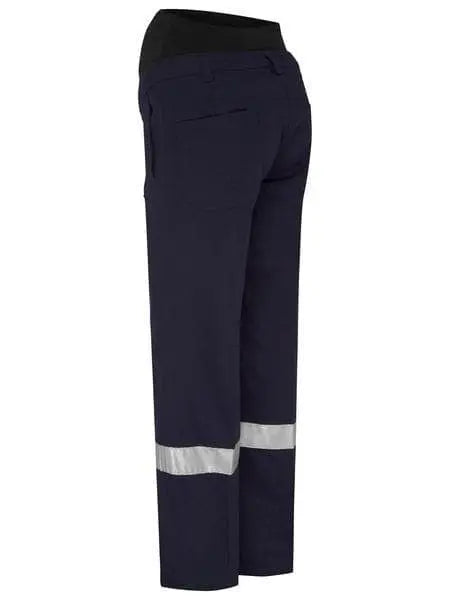 Bisley Women's 3m Taped Maternity Drill Work Pant BPLM6009T Metro Workwear.
