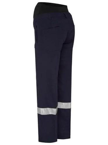 Bisley Women's 3m Taped Maternity Drill Work Pant BPLM6009T Metro Workwear.