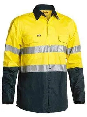 Bisley Workwear 3m Taped Cool Lightweight Hi Vis Shirt Long Sleeve BS6896T Metro Workwear.