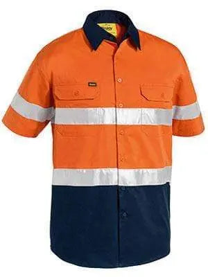 Bisley Workwear 3m Taped Cool Lightweight Hi Vis Shirt Short Sleeve BS1896 Metro Workwear.
