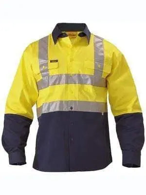 Bisley Workwear 3m Taped Hi Vis Drill Shirt Long Sleeve BS6267T Metro Workwear.