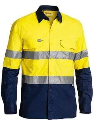 Bisley Workwear 3m Taped X Airflow™ Ripstop Hi Vis Long Sleeve Shirt BS6415T
