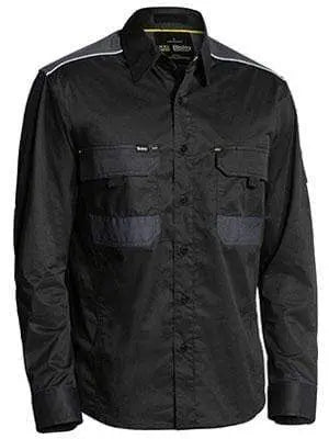 Bisley Workwear Flex & Move™ Mechanical Stretch Shirt Long Sleeve BS6133