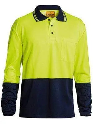 Bisley Workwear Hi Vis Long Sleeve Polo Shirt BK6234
