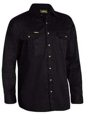 Bisley Workwear Original Cotton Drill Shirt Long Sleeve BS6433 Metro Workwear.