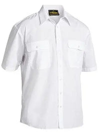Bisley Workwear Permanent Press Shirt Short Sleeve BS1526 Metro Workwear.