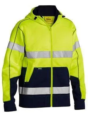 Bisley Workwear Taped Hi Vis Fleece Hoodie BK6819T Metro Workwear.