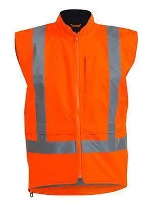 Bisley Workwear Taped Ttmc-w Hi Vis Lined Vest BV0344T Metro Workwear.