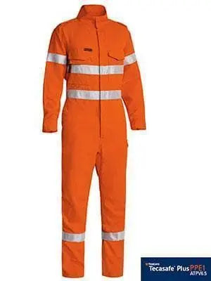 Bisley Workwear Tencate Tecasafe® Plus 580 Taped Hi Vis FR  Coverall BC8185T Metro Workwear.