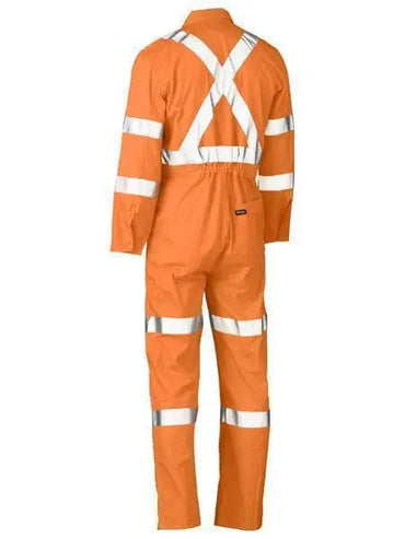 Bisley X Taped Hi Vis Lightweight Drill Rail BC6316XT Metro Workwear.