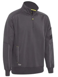 Bisley 1/4 Zip Work Fleece Pullover BK6924 Metro Workwear.