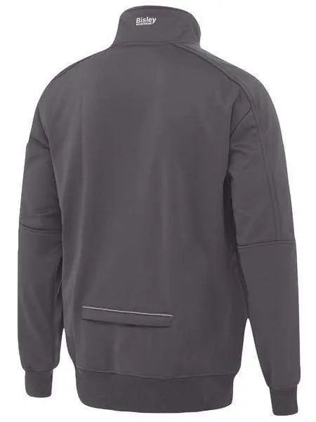 Bisley 1/4 Zip Work Fleece Pullover BK6924 Metro Workwear.