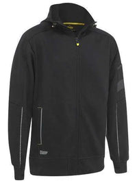 Bisley Zip-front Work Fleece Hoodie BK6925 Metro Workwear.