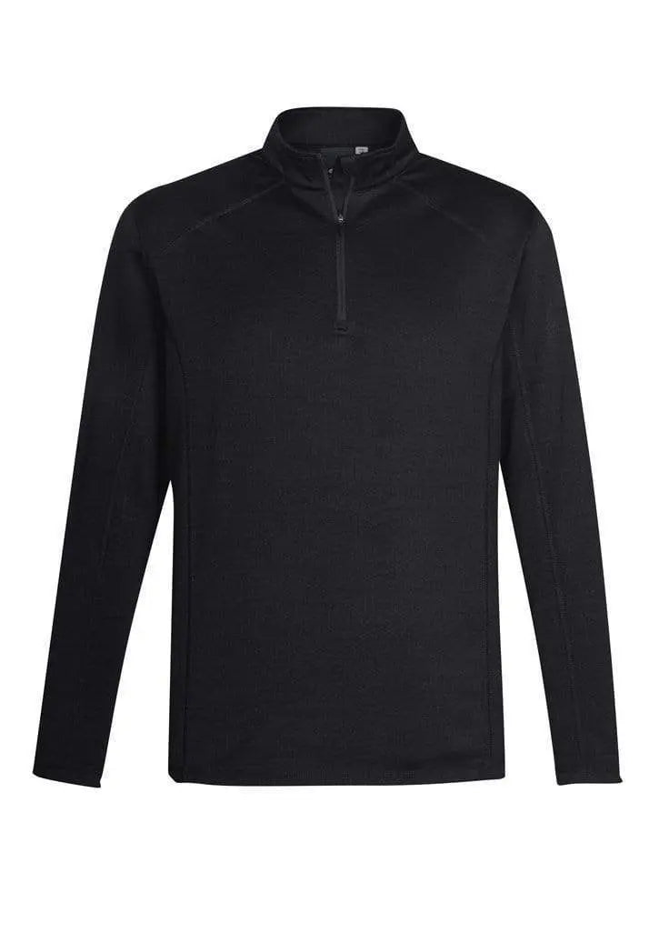 Biz Care Active Wear Black Solid / XS Biz Collection Monterey Mens Top SW931M