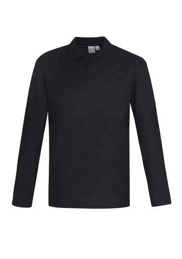 Biz Collection Crew Mens Long Sleeve Polo P400ML