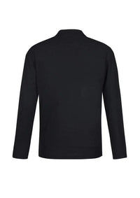 Biz Care Casual Wear Biz Collection Crew Mens L/S Polo P400ML