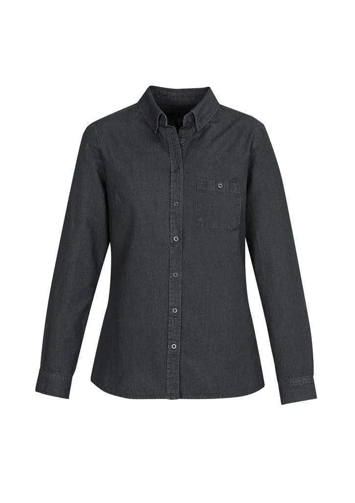 Biz Collection Indie Ladies L/S Shirt S017LL Metro Workwear.