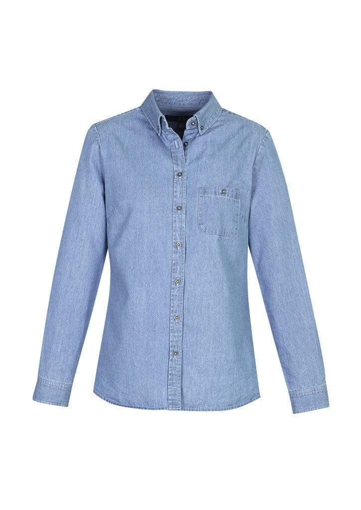 Biz Collection Indie Ladies L/S Shirt S017LL Metro Workwear.