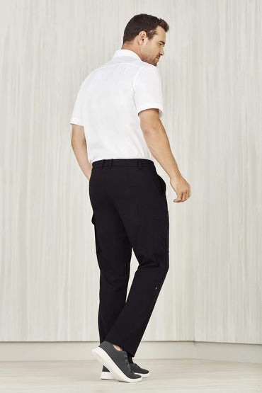 Biz Care Mens Comfort Waist Cargo Pant CL959ML Metro Workwear.