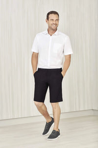 Biz Care Mens Comfort Waist Cargo Short CL960MS Metro Workwear.