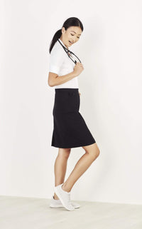 Biz Care Womens Comfort Waist Cargo Doctor Nurse Skirt CL956LS Metro Workwear.