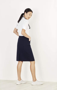Biz Care Womens Comfort Waist Cargo Doctor Nurse Skirt CL956LS Metro Workwear.