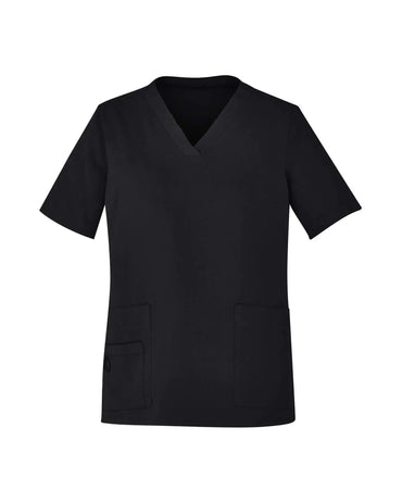 Biz Care Womens Avery Easy Fit V-Neck Medical Scrub Top CST941LS