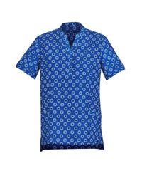 Biz Care Womens Easy Stretch Daisy Print Tunic CS950LS Metro Workwear.