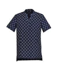 Biz Care Womens Easy Stretch Daisy Print Tunic CS950LS Metro Workwear.