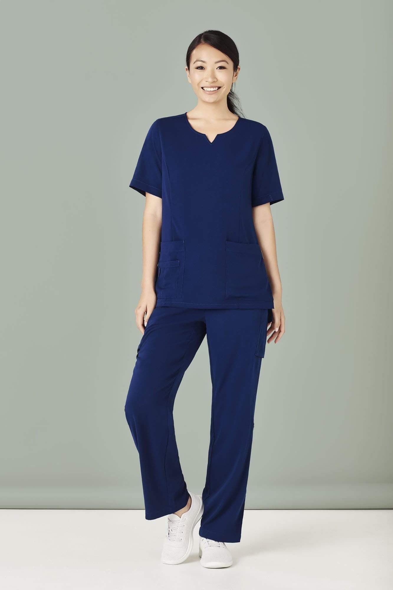 Biz Care Womens Avery Straight Leg Scrub Pant CSP944LL Metro Workwear.