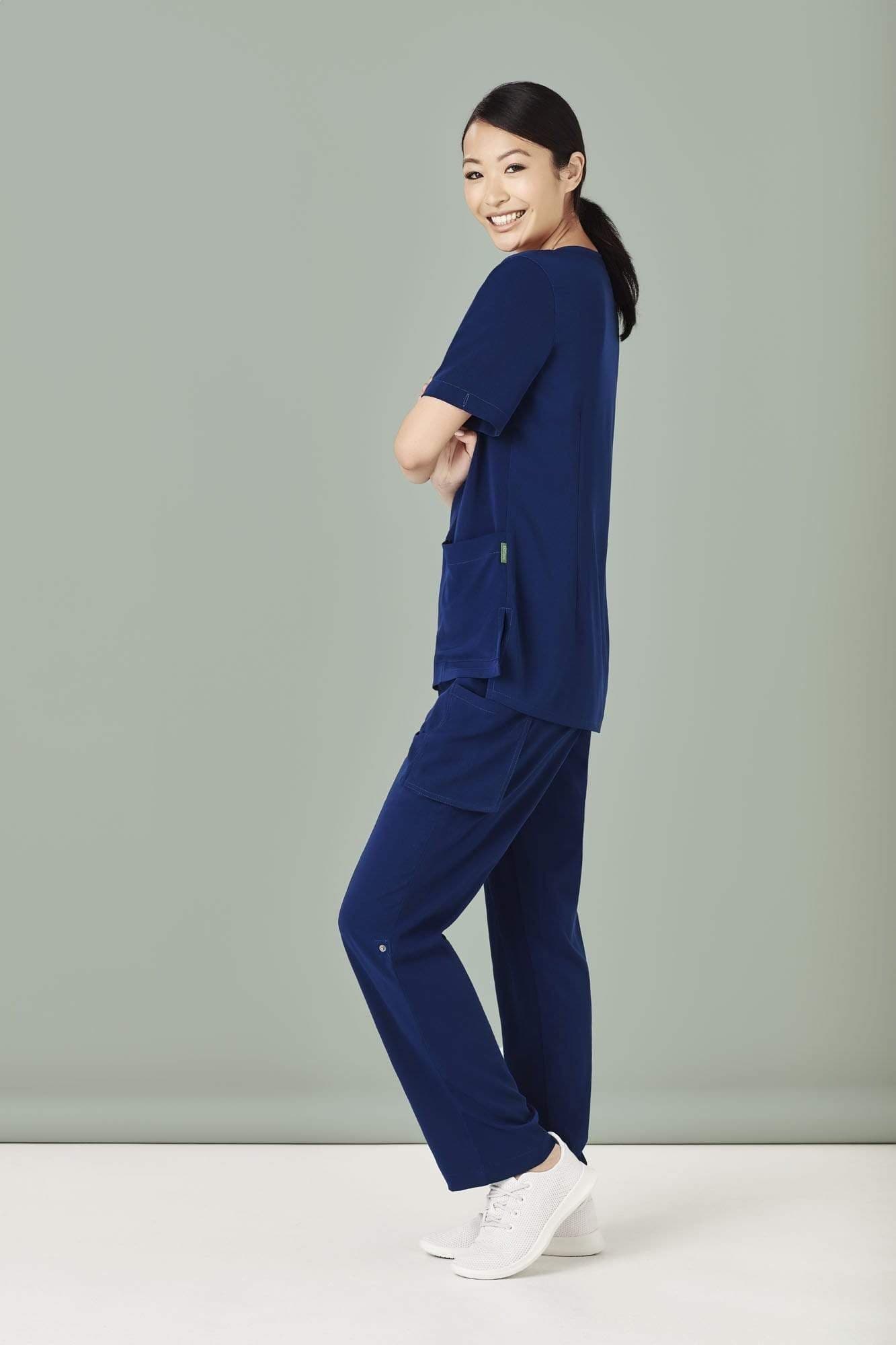 Biz Care Womens Avery Straight Leg Scrub Pant CSP944LL Metro Workwear.