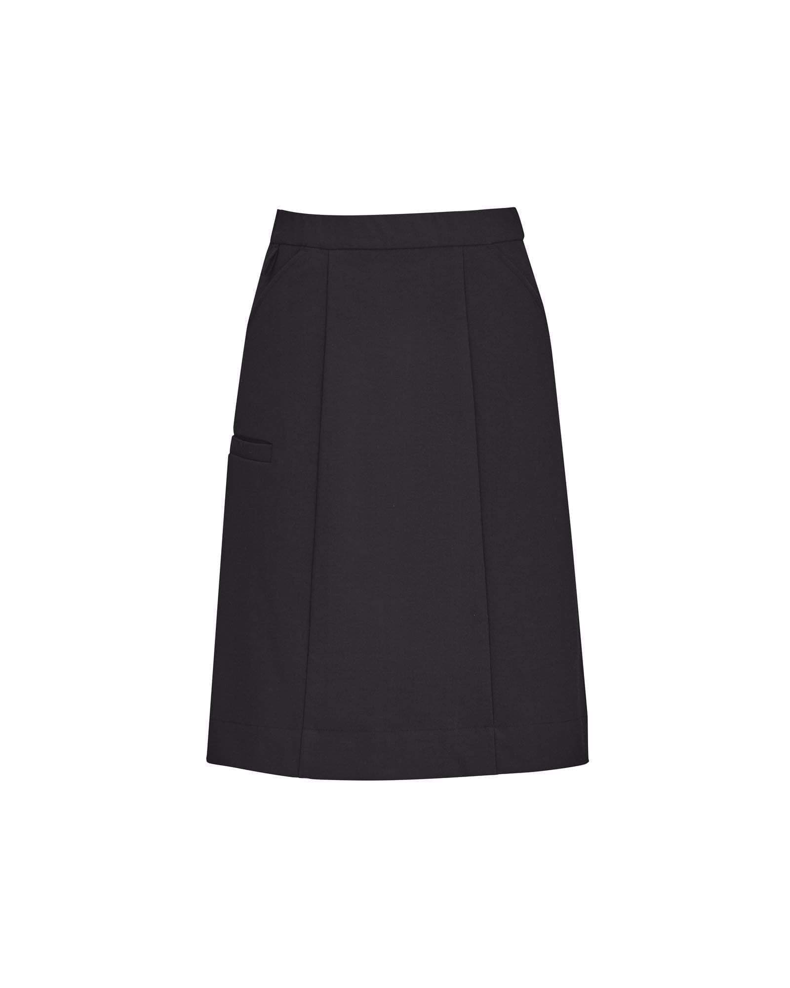 Biz Care Womens Comfort Waist Cargo Doctor Nurse Skirt CL956LS Metro Workwear.
