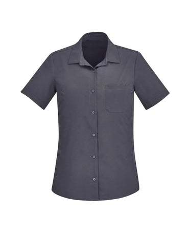 Biz Care Womens Easy Stretch Short Sleeve Shirt CS947LS Metro Workwear.