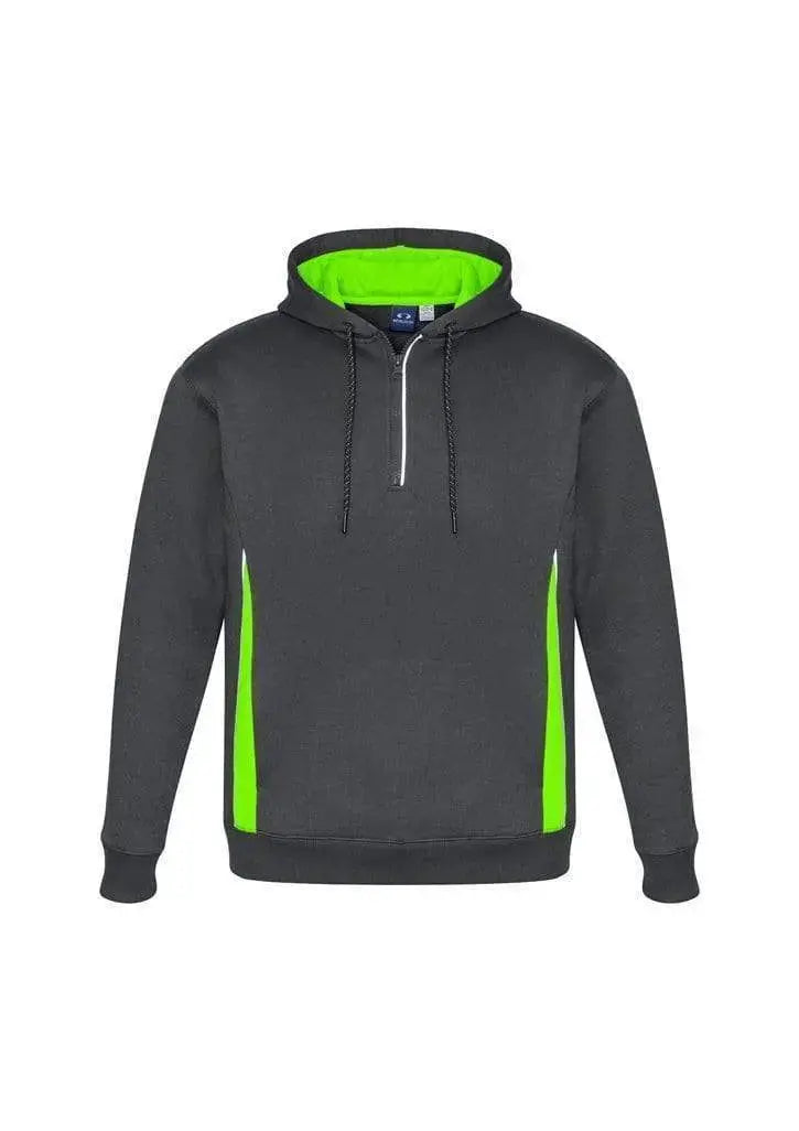 Biz Collection Active Wear Grey/Fluoro Lime/Silver / XS Biz Collection Adult’s Renegade Hoodie SW710M