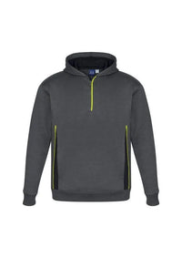 Biz Collection Active Wear Grey/Black/Fluoro Yellow / 12 Biz Collection Kid’s Renegade Hoodie SW710K