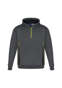 Biz Collection Active Wear Grey/Black/Fluoro Yellow / 10 Biz Collection Kid’s Renegade Hoodie SW710K