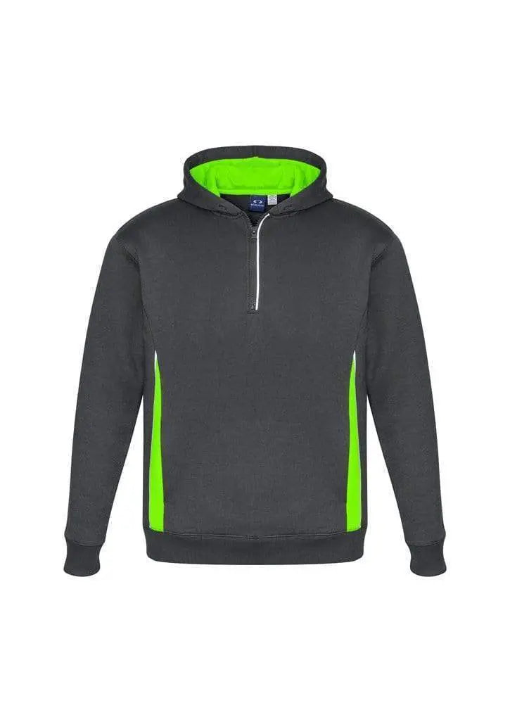 Biz Collection Active Wear Grey/Fluoro Lime/Silver / 4 Biz Collection Kid’s Renegade Hoodie SW710K