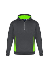 Biz Collection Active Wear Grey/Fluoro Lime/Silver / 4 Biz Collection Kid’s Renegade Hoodie SW710K