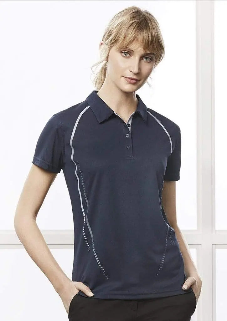 Biz Collection Cyber Ladies Polo P604LS Metro Workwear.