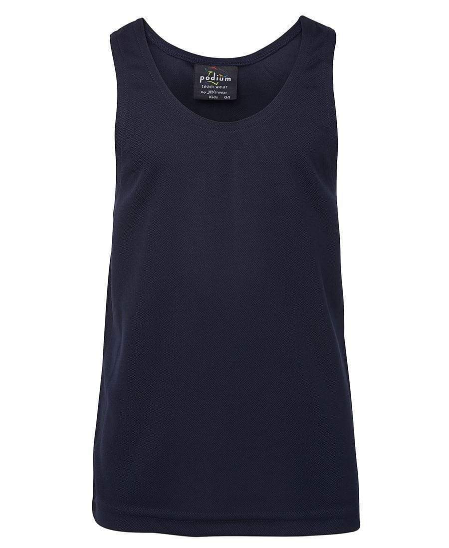 Jb's Kid’s Poly Singlet 7KPO Metro Workwear.