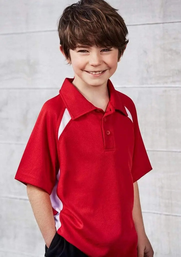 Biz Collection Kid’s Splice Polo P7700B Metro Workwear.