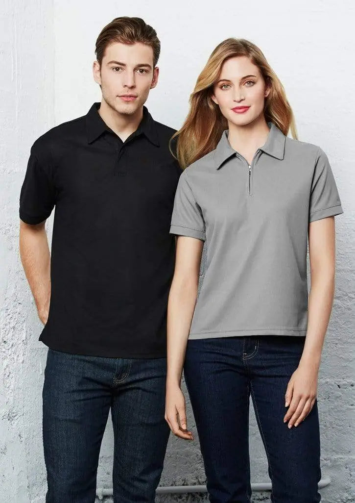 Biz Collection Men’s Micro Waffle Polo P3300 Metro Workwear.