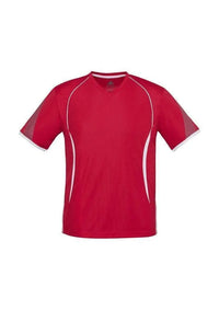 Biz Collection Casual Wear Red/White / S Biz Collection Men’s Razor Tee T406MS
