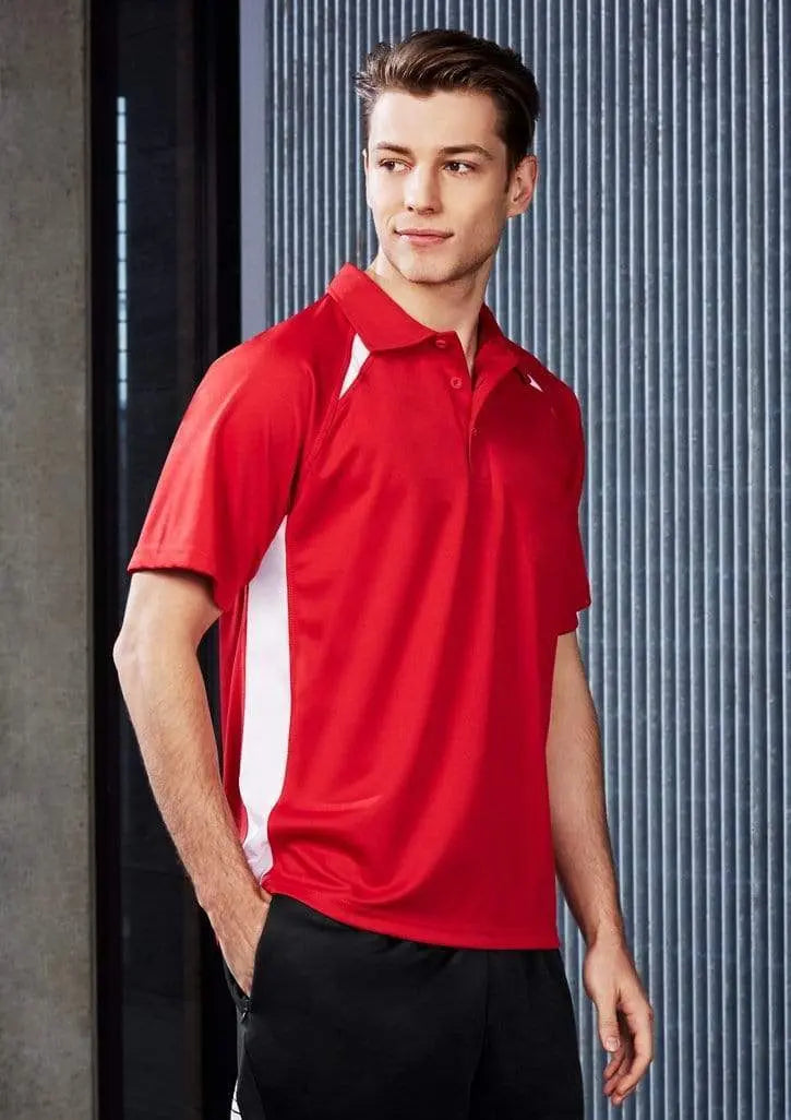 Biz Collection Men’s Splice Polo P7700 Metro Workwear.