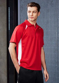 Biz Collection Men’s Splice Polo P7700 Metro Workwear.