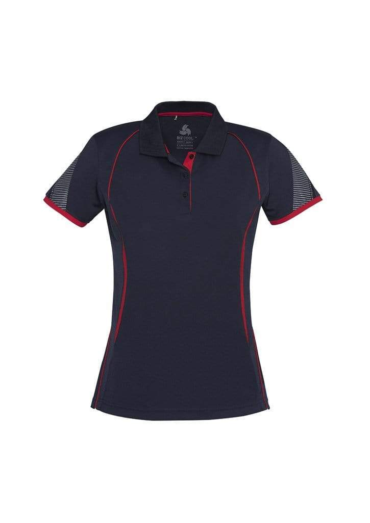 Biz Collection Razor Ladies Polo P405LS Metro Workwear.