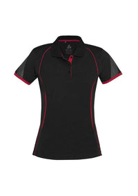 Biz Collection Razor Ladies Polo P405LS Metro Workwear.